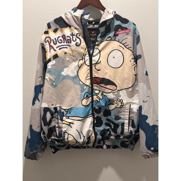 Members Only X Nickelodeon Men's Rugrat  Windbreaker Sz Large - Picture 1 of 10